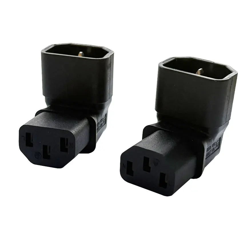 IEC 320 C14 to C13 Left Right Angle AC Adapter IEC 3Pole IEC 320 3pin Male to Female extend 90 Degree Down Up Angle AC converter
IEC 320 C14 to C13 Left Right Angle AC Adapter IEC 3Pole IEC 320 3pin Male to Female extend 90 Degree Down Up Angle AC converter
