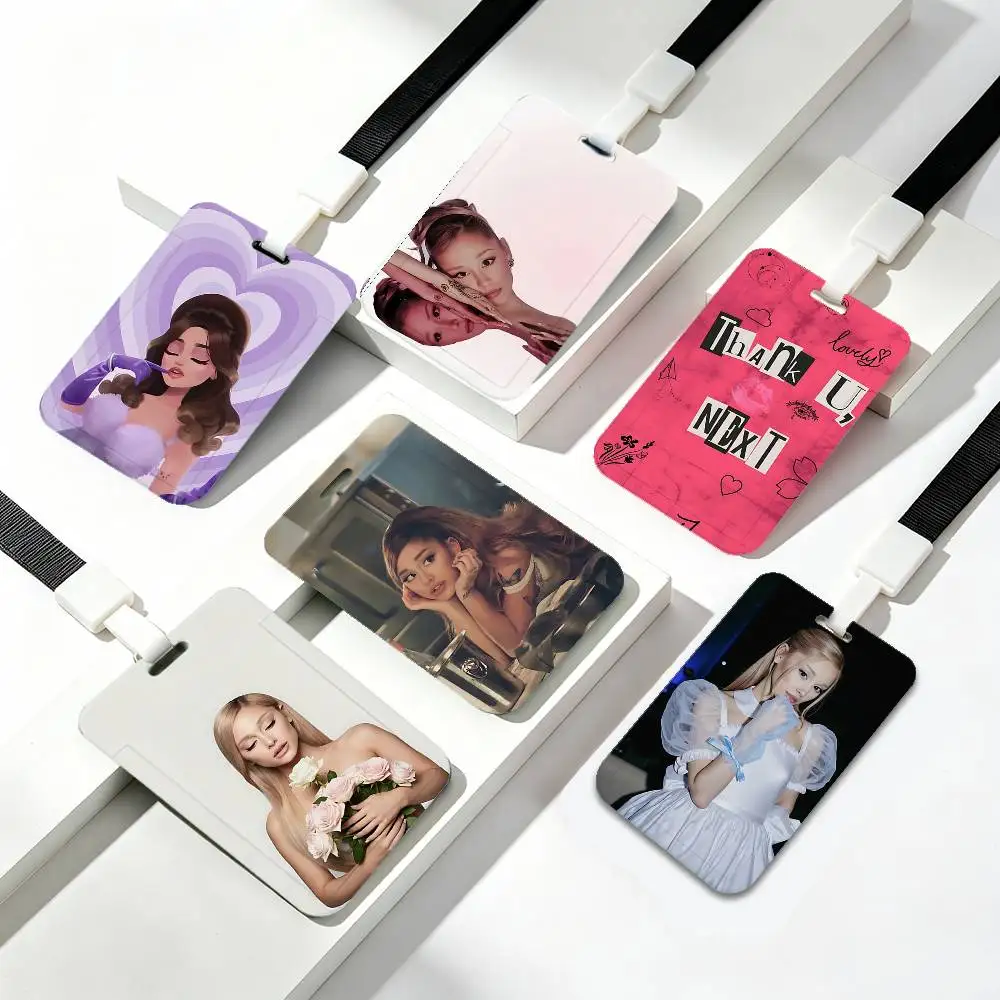 Pop Singer Ariana Grande ID Card Holder Badge Holders Lanyard Business Exhibit School Strap Neck Hang
Pop Singer Ariana Grande ID Card Holder Badge Holders Lanyard Business Exhibit School Strap Neck Hang