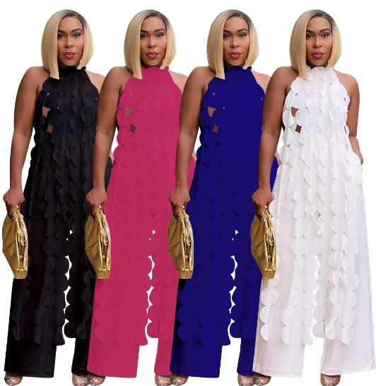 Fashionable and sexy backless lace up long top and wide leg pants set for women's casual 2024 summer new women's clothing
Fashionable and sexy backless lace up long top and wide leg pants set for women's casual 2024 summer new women's clothing