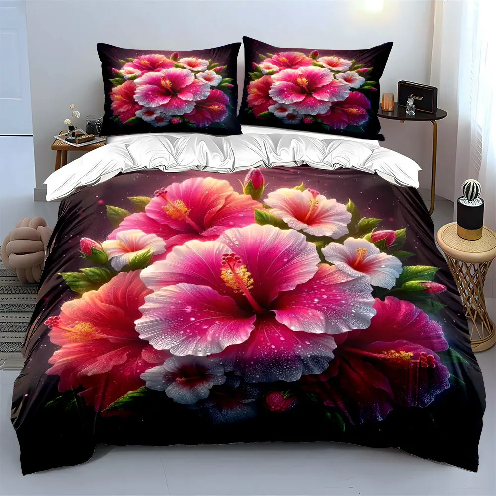 "Floral Three-Piece Set Decor" Soft Skin-Friendly Bedding Set Includes 1 Duvet Cover And 2 Pillowcase, Gift
"Floral Three-Piece Set Decor" Soft Skin-Friendly Bedding Set Includes 1 Duvet Cover And 2 Pillowcase, Gift