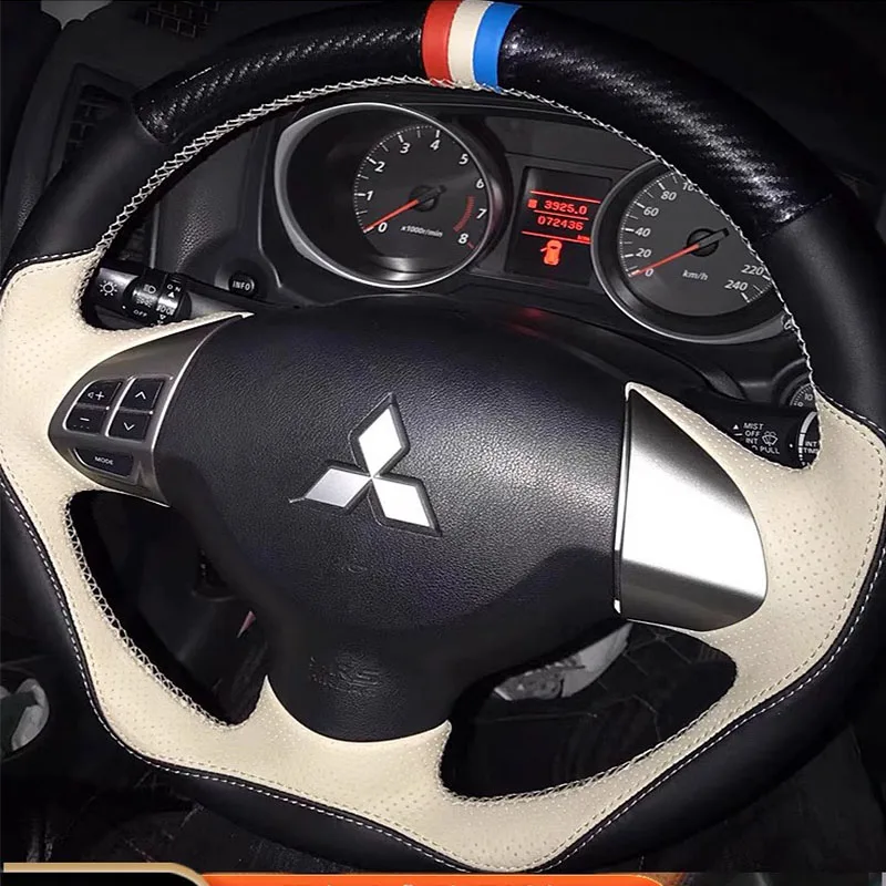 Для Mitsubishi Outlander Lancer X 10 2007-2015 ASX 2010-2013 прошитый вручную черный, белый цвет из натуральной кожи чехол на руль автомобиля
Для Mitsubishi Outlander Lancer X 10 2007-2015 ASX 2010-2013 прошитый вручную черный, белый цвет из натуральной кожи чехол на руль автомобиля