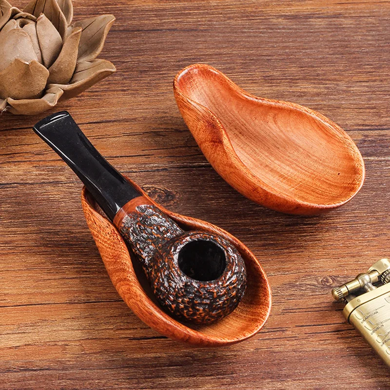 New Spoon-Shaped Handcrafted Rosewood Pipe Stand, Unpainted Solid Wood Portable Storage And Display Tool For Smoking Accessories
New Spoon-Shaped Handcrafted Rosewood Pipe Stand, Unpainted Solid Wood Portable Storage And Display Tool For Smoking Accessories