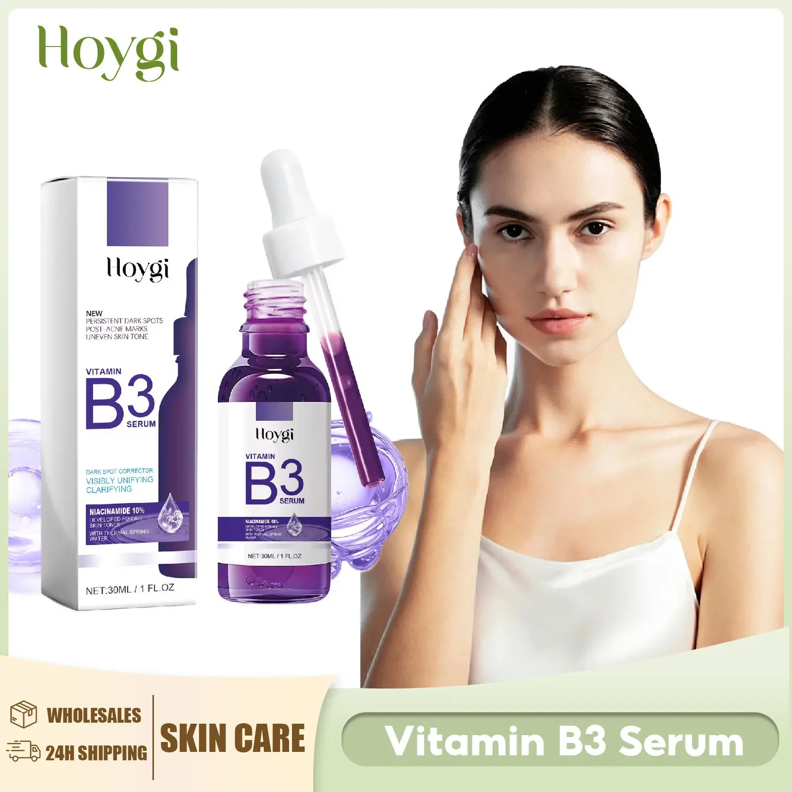 Vitamin B3 Serum Fade Dark Spot Chloasma Lighten Melanin Pigmentation Smooth Pores Rejuvenation Brightening Moisturizing Essence
Vitamin B3 Serum Fade Dark Spot Chloasma Lighten Melanin Pigmentation Smooth Pores Rejuvenation Brightening Moisturizing Essence