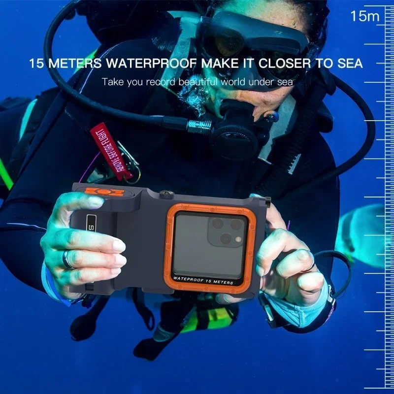 for IPhone Series for Samsung Series Waterproof Case Bluetooth Swimming Diving Case with Strap Full-Body Screen Camera Protector
for IPhone Series for Samsung Series Waterproof Case Bluetooth Swimming Diving Case with Strap Full-Body Screen Camera Protector