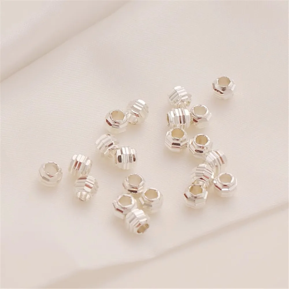 Copper Plated Silver Cut Beads with Large Holes of 4mm, Separated Beads Loose Beads DIY Bracelets Necklaces Earrings Accessories
Copper Plated Silver Cut Beads with Large Holes of 4mm, Separated Beads Loose Beads DIY Bracelets Necklaces Earrings Accessories