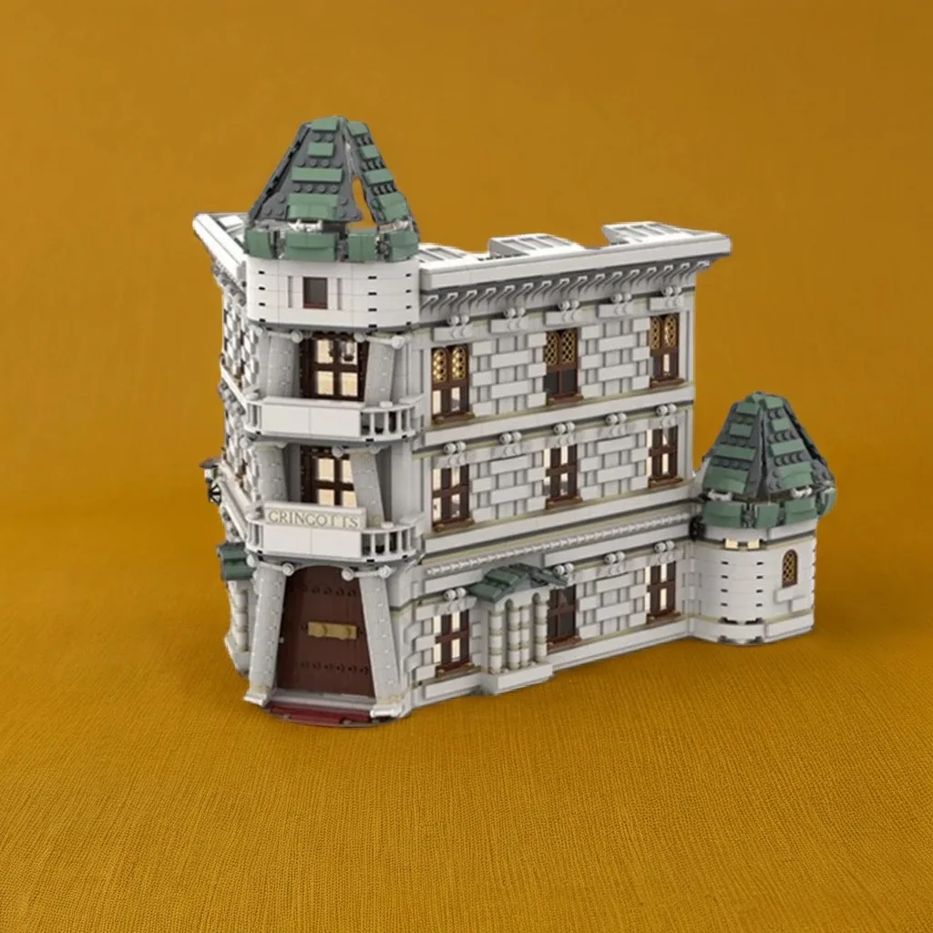 3924 шт. Gringotts Bank Украинский Ironbelly Dragon Diagon Alley MOC Harry Education Building DIY Блоки Игрушки на день рождения Подарок
3924 шт. Gringotts Bank Украинский Ironbelly Dragon Diagon Alley MOC Harry Education Building DIY Блоки Игрушки на день рождения Подарок