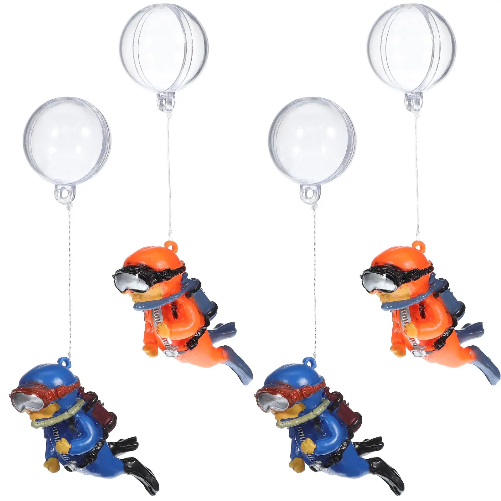 4 Pcs Diver naments Vibrant Colors Durable Safe Floating Decorations Fish Tank PVC Mini Figures Models Aquarium Accessories
4 Pcs Diver naments Vibrant Colors Durable Safe Floating Decorations Fish Tank PVC Mini Figures Models Aquarium Accessories
