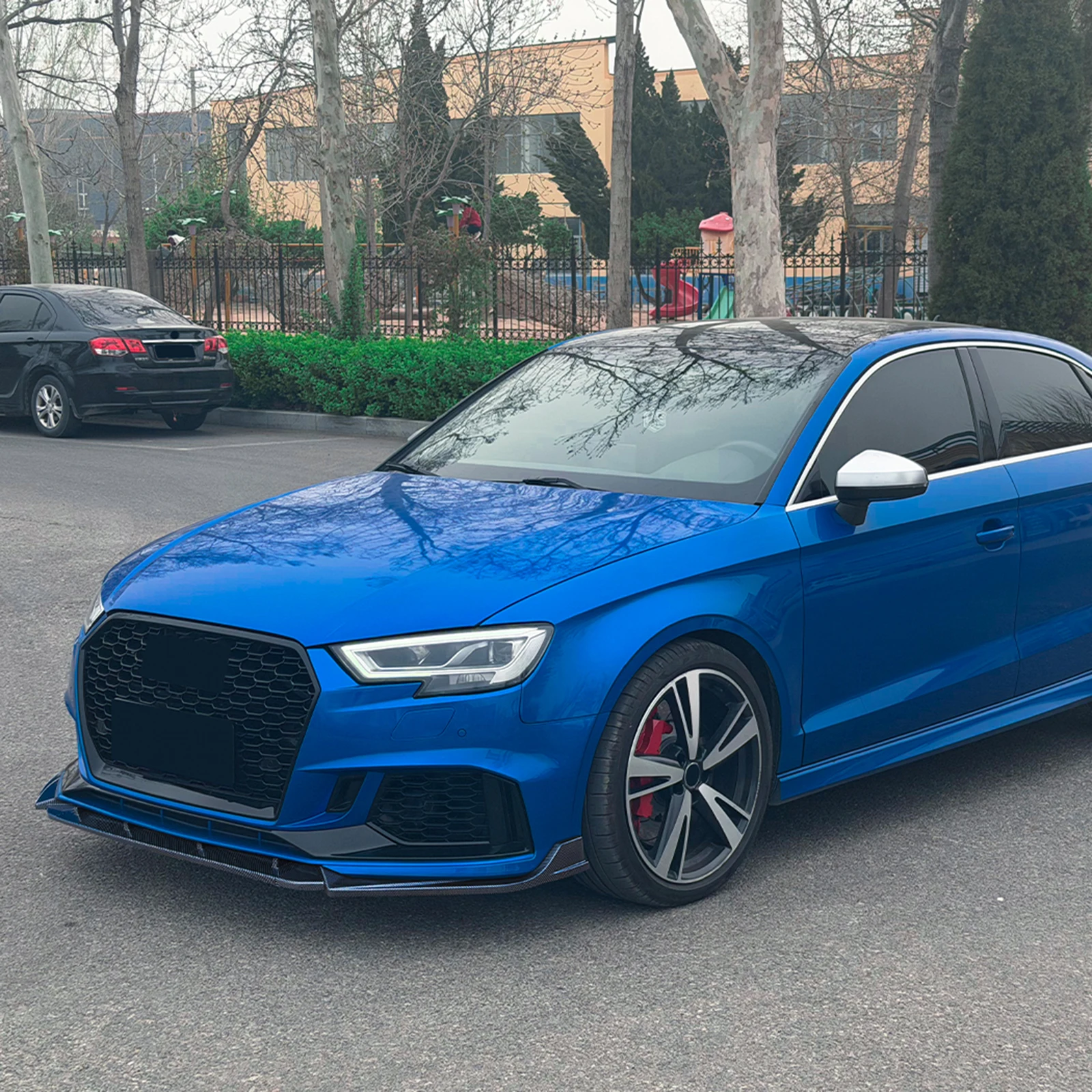 For Audi RS3 8V 2017-22 Front Bumper Spoiler Lip Carbon Fiber Look/Glossy Black Lower Splitter Protector Blade Plate Board Trim
For Audi RS3 8V 2017-22 Front Bumper Spoiler Lip Carbon Fiber Look/Glossy Black Lower Splitter Protector Blade Plate Board Trim