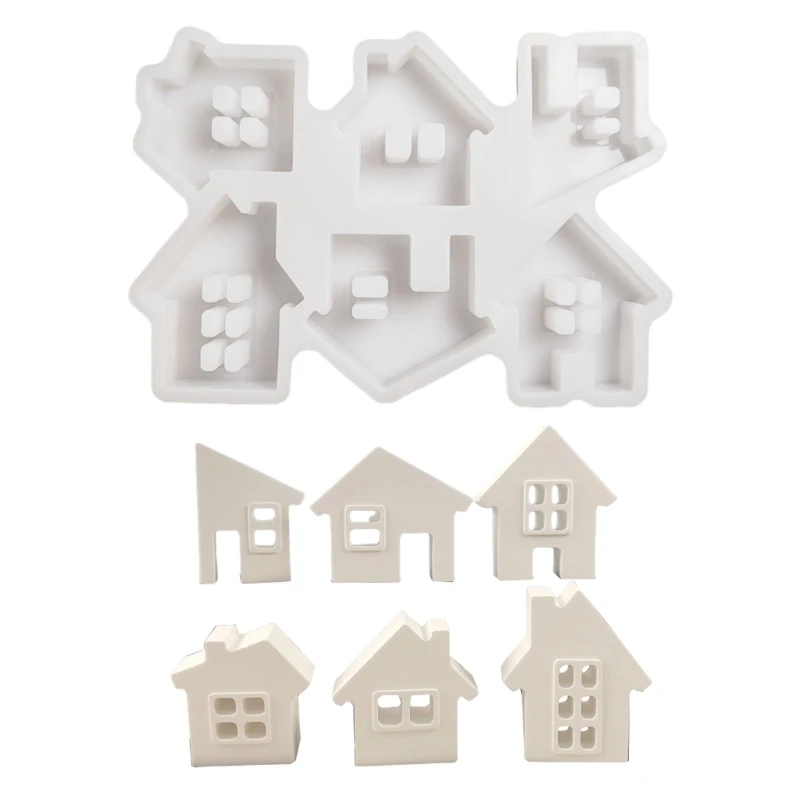 6-in-1 House Resin Silicone Molds for Epoxy Resin, Home Decoration, Chocolate, Fondant, Plaster Silicone Molds Dropship
6-in-1 House Resin Silicone Molds for Epoxy Resin, Home Decoration, Chocolate, Fondant, Plaster Silicone Molds Dropship