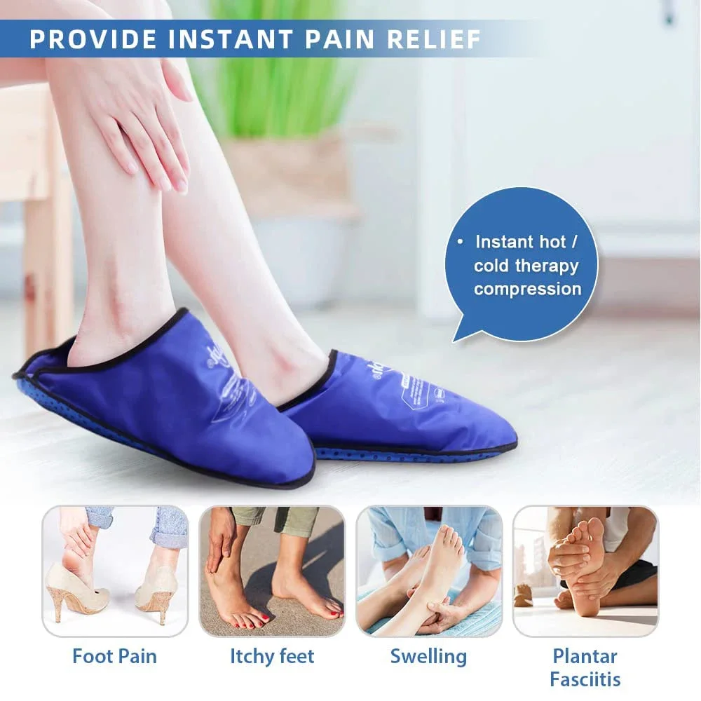 Foot Brace Ice Pack Wrap Gel Ice Slippers For Feet Neuropathy Pain Relief Hot Cold Therapy Slippers For Swollen Feet
Foot Brace Ice Pack Wrap Gel Ice Slippers For Feet Neuropathy Pain Relief Hot Cold Therapy Slippers For Swollen Feet