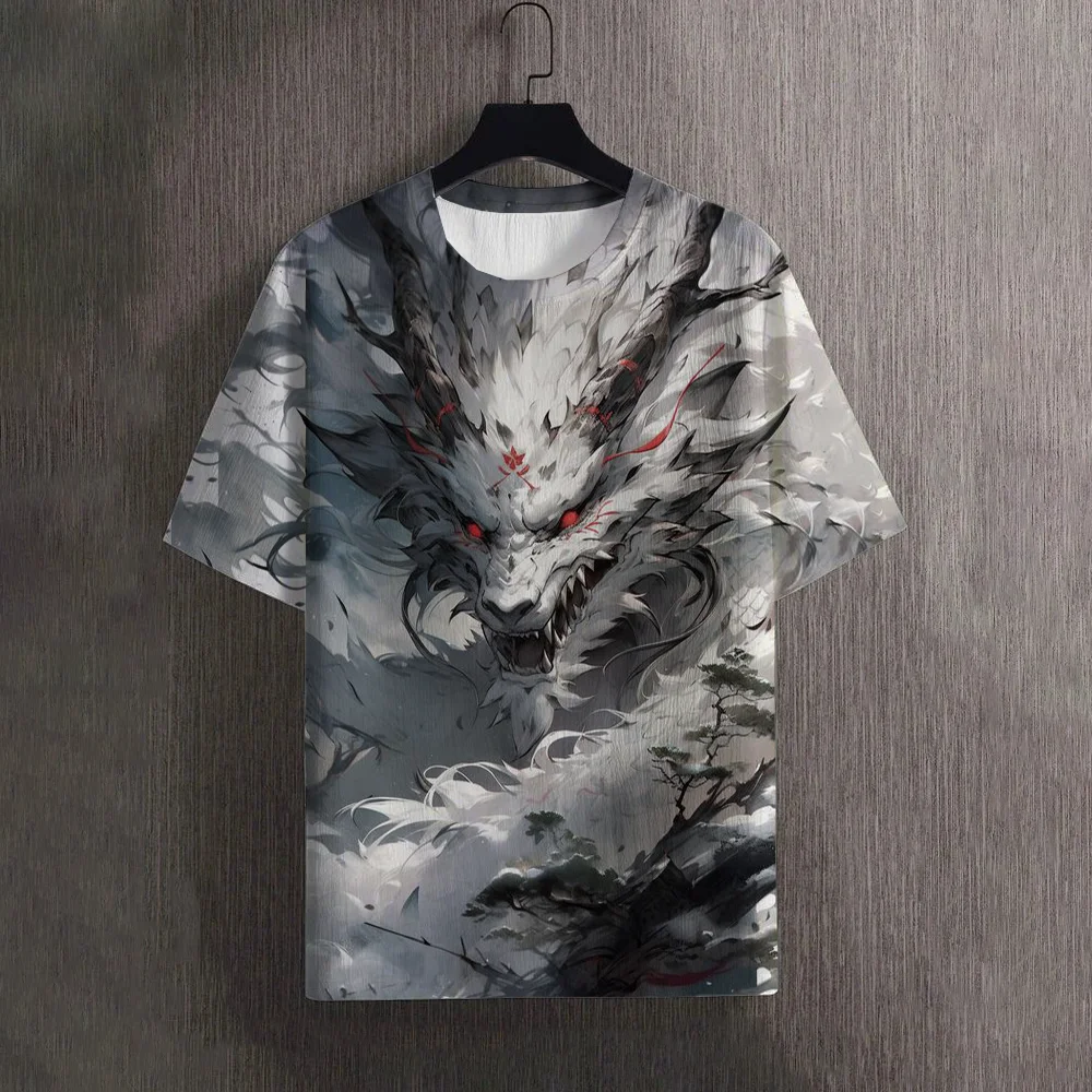 Men's T-Shirts Summer Cool Animal Dragon Pattern 3D Print Tops Tees Women Streetwear Fashion Oversized T Shirt Men Clothing
Men's T-Shirts Summer Cool Animal Dragon Pattern 3D Print Tops Tees Women Streetwear Fashion Oversized T Shirt Men Clothing