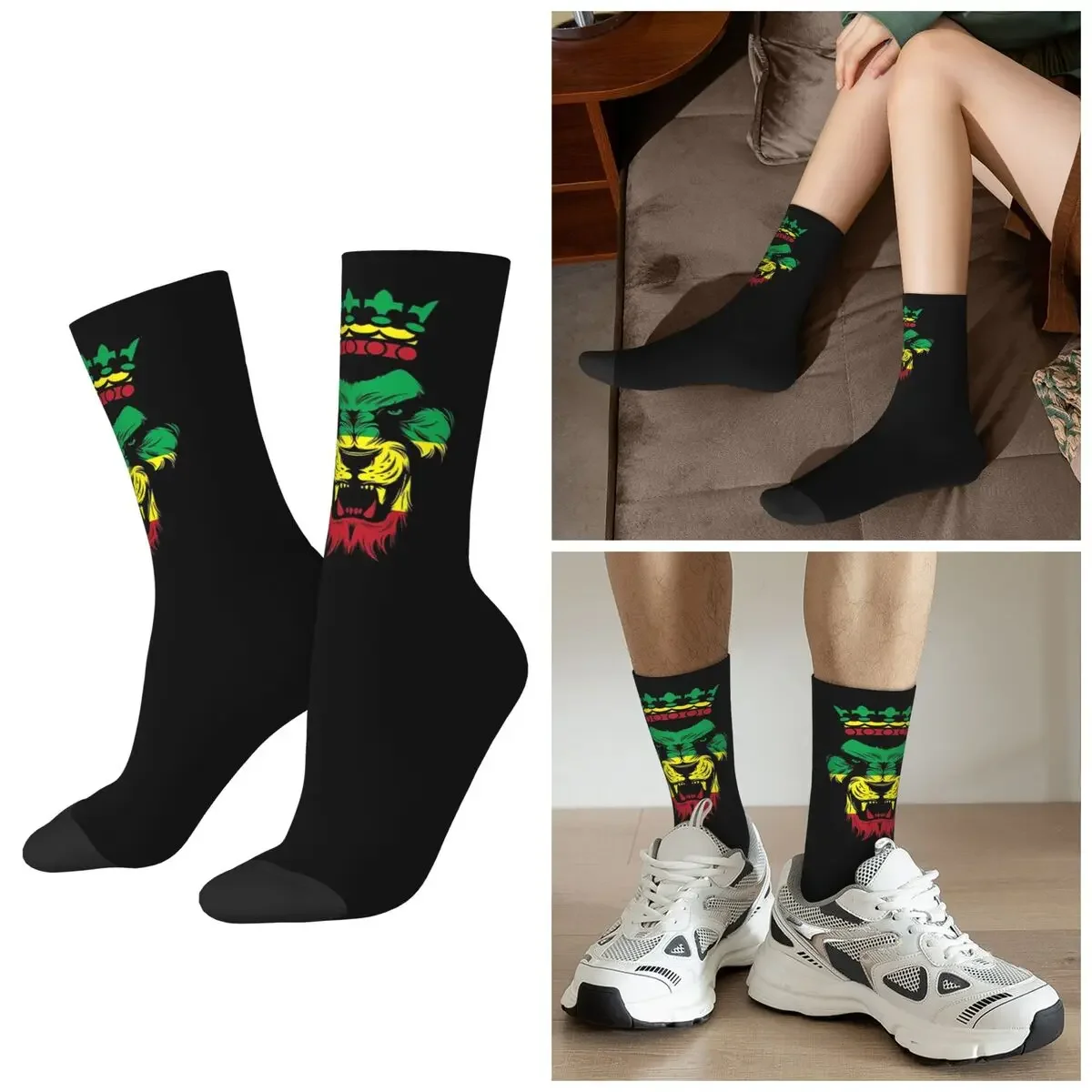 Носки All Seasons Rasta Lion Stripe Socks в стиле Харадзюку, повседневные носки для мужчин и женщин, подарки на День святого Валентина
Носки All Seasons Rasta Lion Stripe Socks в стиле Харадзюку, повседневные носки для мужчин и женщин, подарки на День святого Валентина