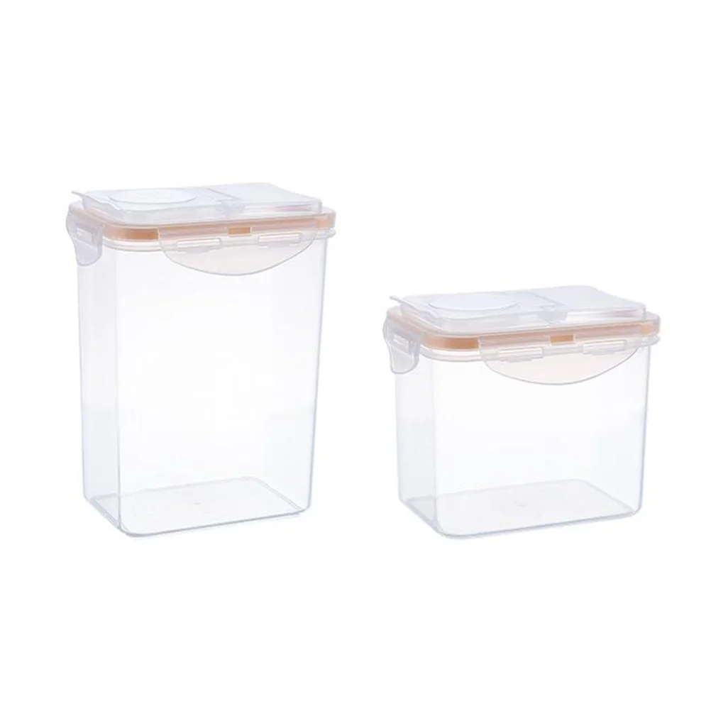 Food Sealing Jar 1000Ml Transparent Moisture-Proof Locking Lid Dry Food Storage Grain Container Kitchen Organizer 
Food Sealing Jar 1000Ml Transparent Moisture-Proof Locking Lid Dry Food Storage Grain Container Kitchen Organizer