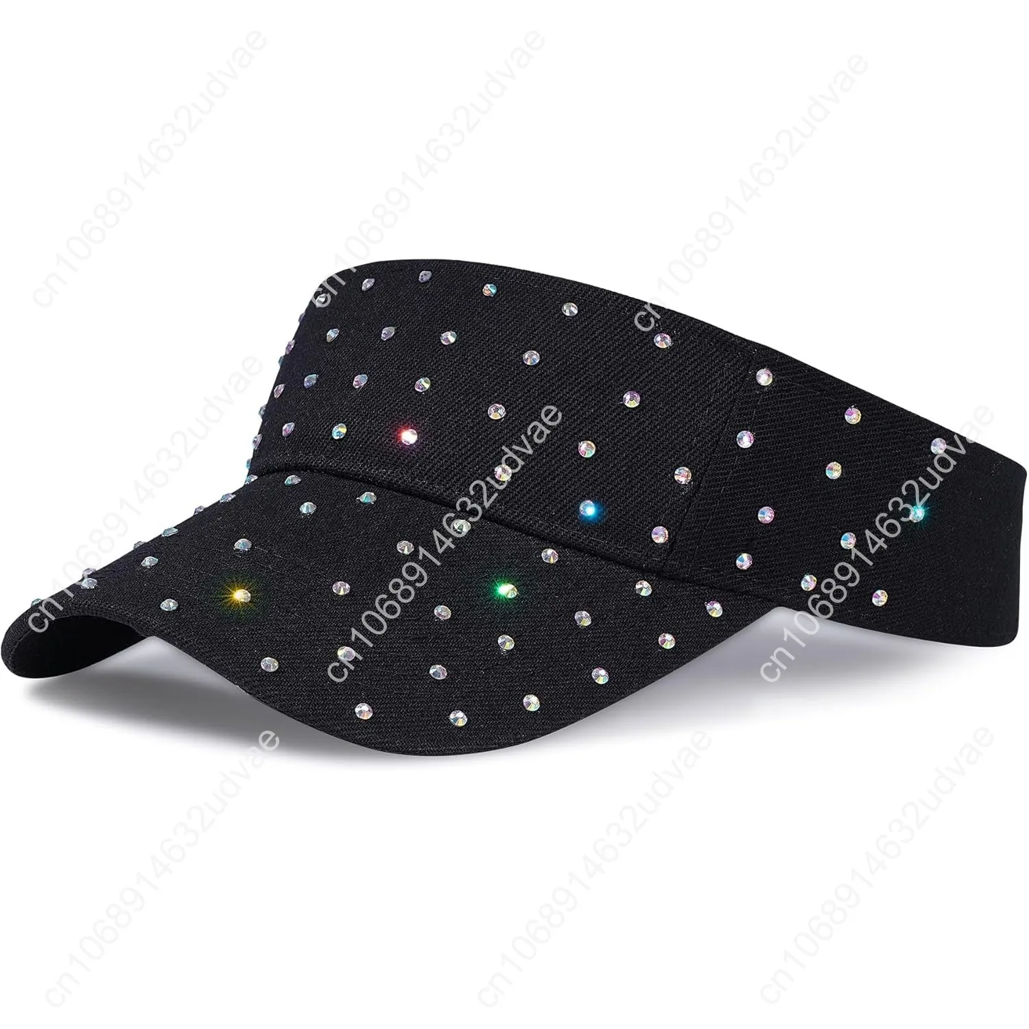 Shiny Rhinestones Sport Sun Visor for Women Sparkle Sun Visor Hat Summer Adjustable Sun Cap
Shiny Rhinestones Sport Sun Visor for Women Sparkle Sun Visor Hat Summer Adjustable Sun Cap