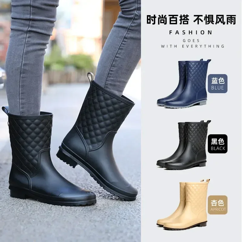 2025 New women's water shoes with anti slip midsole short style, fashionable and plush casual adult rain boots
2025 New women's water shoes with anti slip midsole short style, fashionable and plush casual adult rain boots