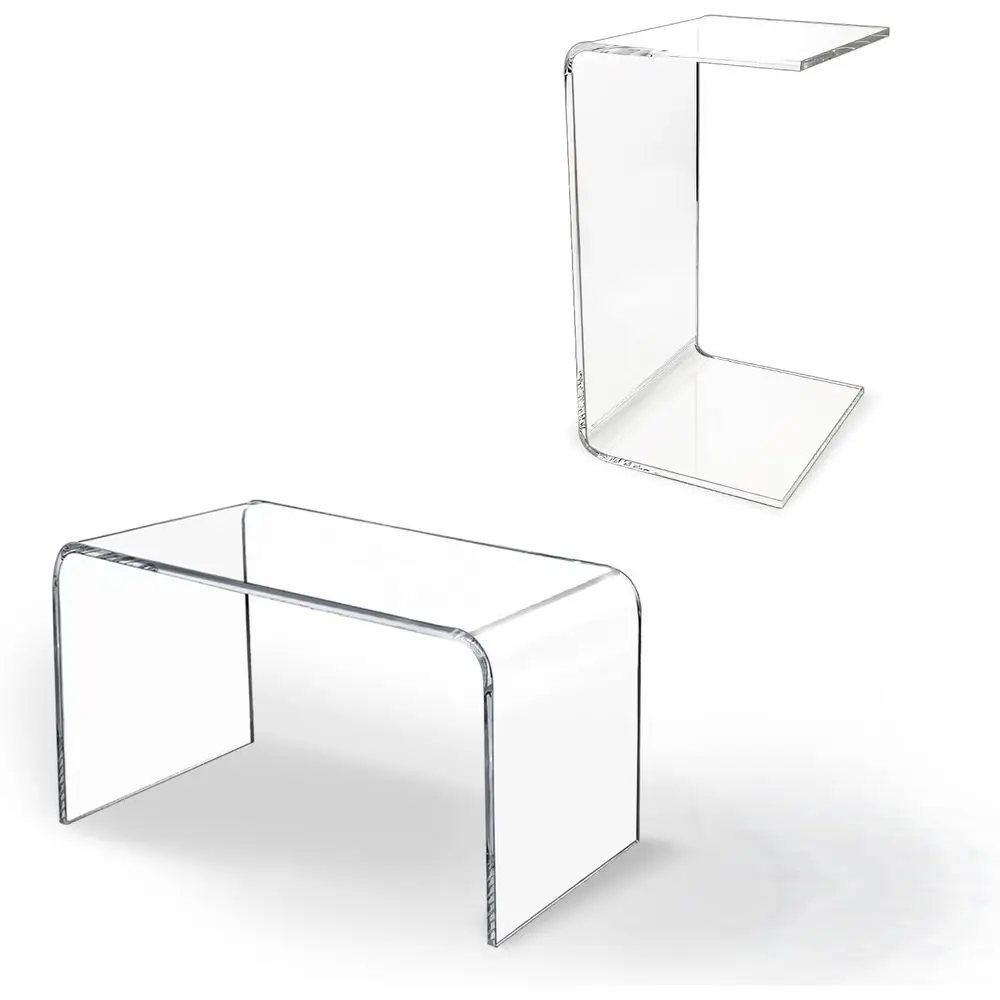 Premium Acrylic Coee Table, ern Waterall Coee Table or Living Room, Small Clear Table, No Installation, 14" D*24" W*12" H (1pcs)
Premium Acrylic Coee Table, ern Waterall Coee Table or Living Room, Small Clear Table, No Installation, 14" D*24" W*12" H (1pcs)