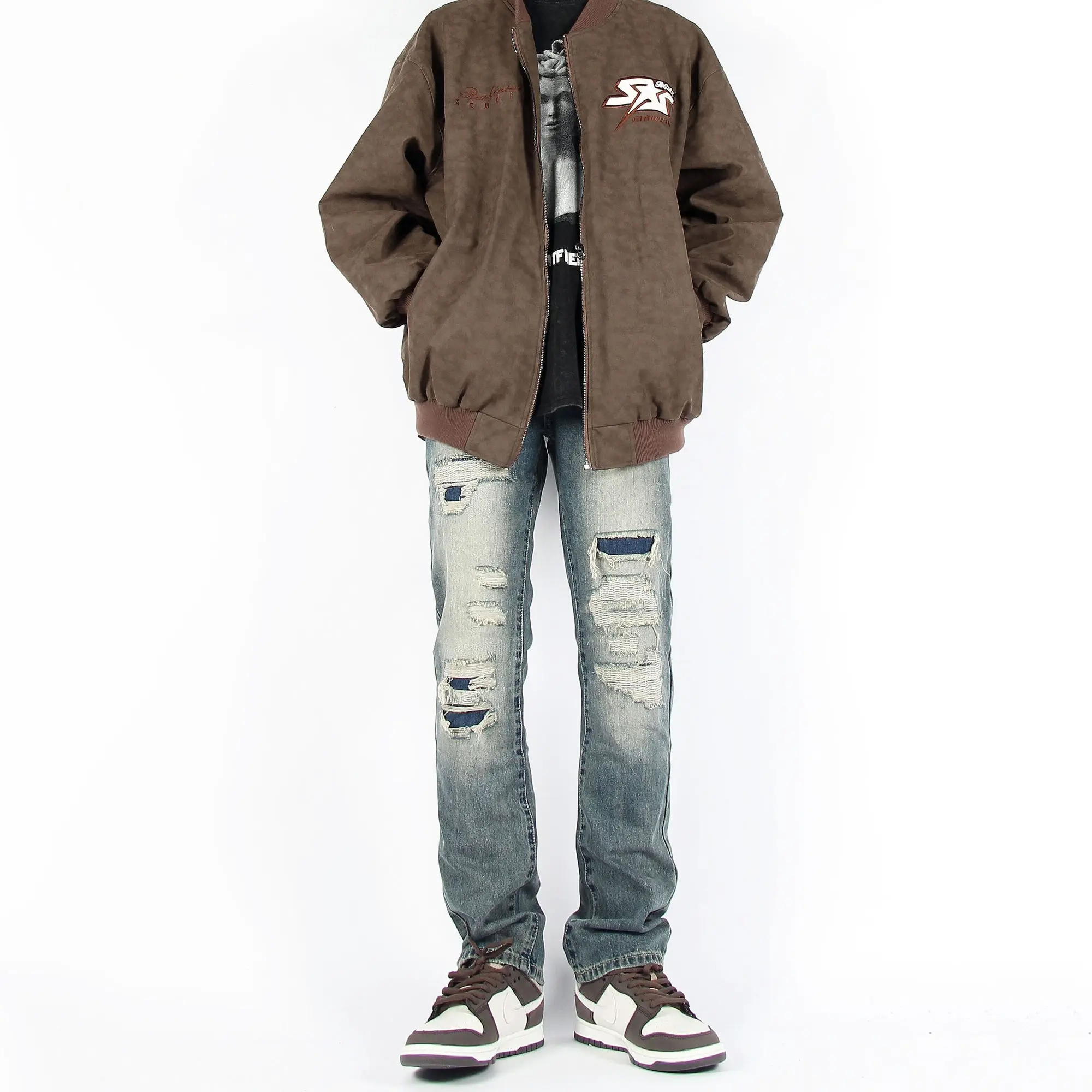 2023 High Street American Cut and Tear Jeans Men's and Women's Fashion Slim Fit Straight Tube Vibe Casual Work Wear Beggar Micro
2023 High Street American Cut and Tear Jeans Men's and Women's Fashion Slim Fit Straight Tube Vibe Casual Work Wear Beggar Micro