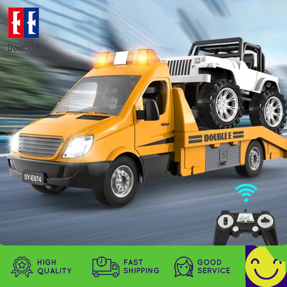Double E E674 1/18 Rc Truck Tractor Trailer 2.4G Radio Controlled Car Traffic Police Road Wrecker Construction Vehicle Toy Boy
Double E E674 1/18 Rc Truck Tractor Trailer 2.4G Radio Controlled Car Traffic Police Road Wrecker Construction Vehicle Toy Boy