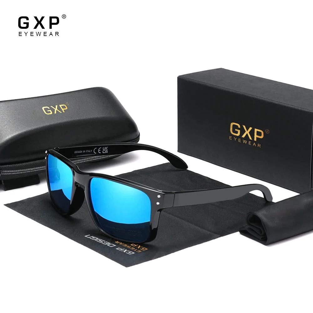GXP квадратные зеркальные линзы, солнцезащитные очки с защитой от УФ-лучей, мужские и женские поляризационные модные модные очки TR90, сверхлегкие очки для вождения и рыбалки
GXP квадратные зеркальные линзы, солнцезащитные очки с защитой от УФ-лучей, мужские и женские поляризационные модные модные очки TR90, сверхлегкие очки для вождения и рыбалки