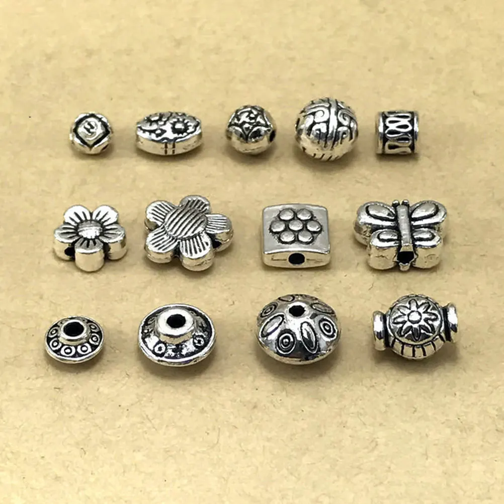 Retro Alloy Spacer Beads Tibetan Silver Pendants Vintage Design DIY Necklace Bracelet Earrings Accessories Mixed Charms Jewelry
Retro Alloy Spacer Beads Tibetan Silver Pendants Vintage Design DIY Necklace Bracelet Earrings Accessories Mixed Charms Jewelry