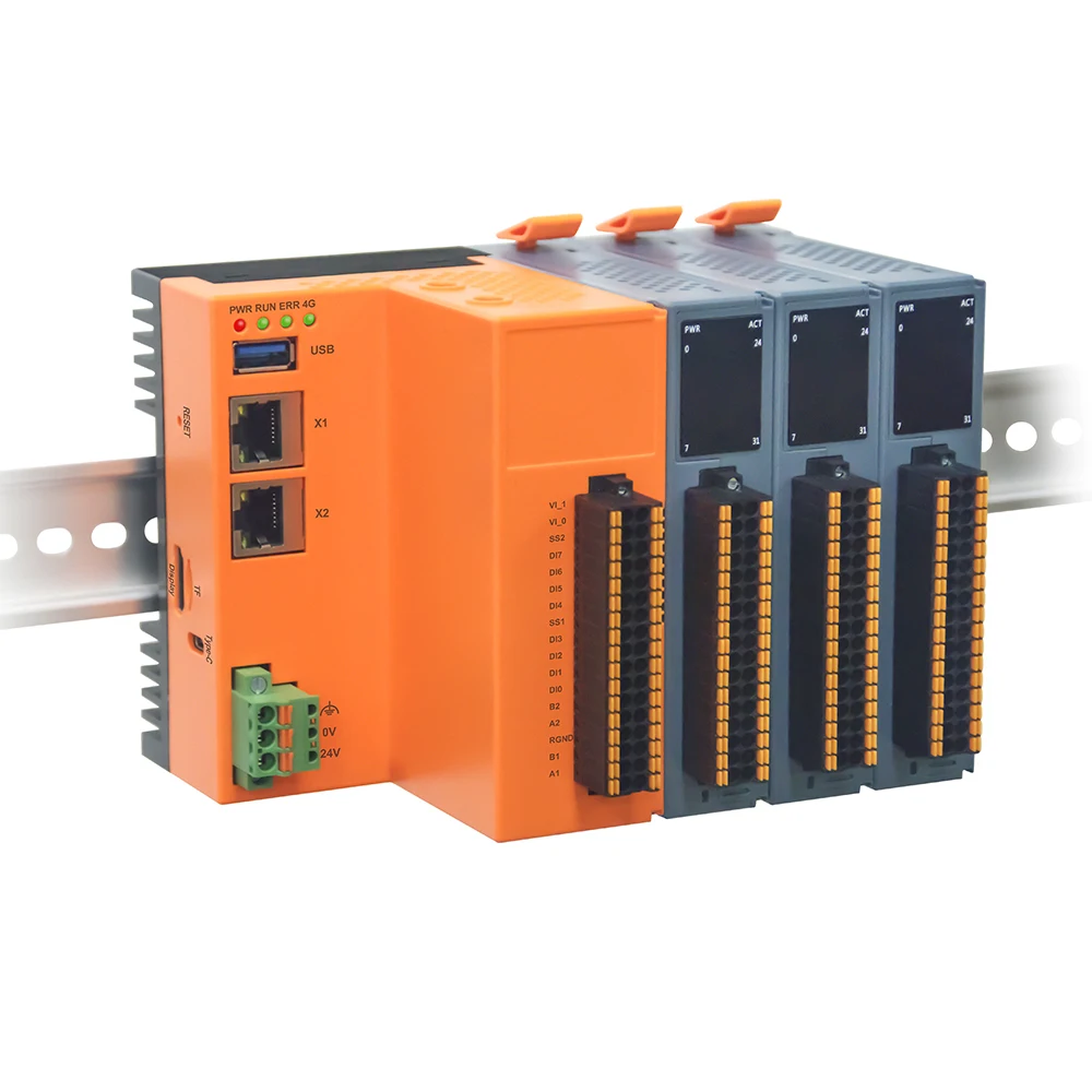 IOT Gateway Raspberry Pi CM5 PLC Controller RTC WIFI RS485 RS232 CAN Ethernet DI DO Many IO Automation Module (4G GPS Optional)