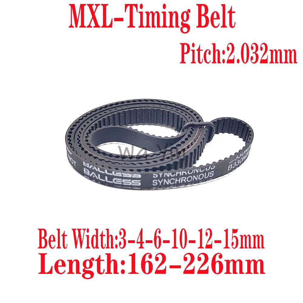 MXL High-Quality Rubber Synchronous Belt With A Bandwidth of 3-4-6-10-12-15mm Industrial Belt Circumference Of 162-226mm
MXL High-Quality Rubber Synchronous Belt With A Bandwidth of 3-4-6-10-12-15mm Industrial Belt Circumference Of 162-226mm