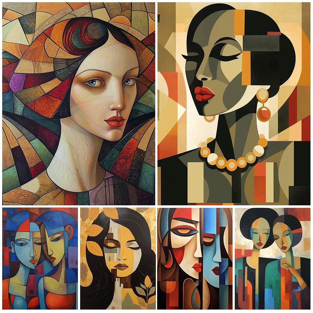 Abstract Girl Woman Portrait Modern Poster Wall Art Canvas Painting Posters Home Decor Wall Pictures For Living Room Unframed
Abstract Girl Woman Portrait Modern Poster Wall Art Canvas Painting Posters Home Decor Wall Pictures For Living Room Unframed