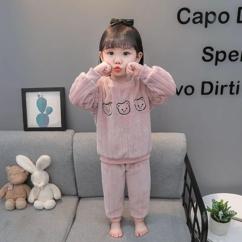 Фланелевой пижамный комплект для мальчиков и девочек, осенне-зимняя одежда для отдыха с круглым вырезом, удобная домашняя одежда с героями мультфильмов, детская одежда для детей от 7 до 12 лет
Фланелевой пижамный комплект для мальчиков и девочек, осенне-зимняя одежда для отдыха с круглым вырезом, удобная домашняя одежда с героями мультфильмов, детская одежда для детей от 7 до 12 лет