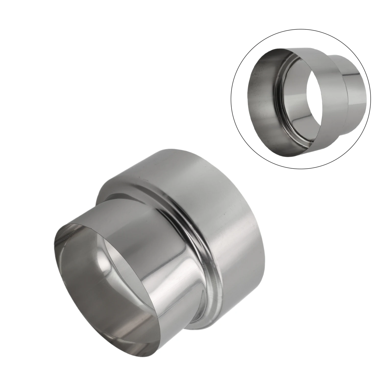 Duct Reducer 120mm To 100mm Easy Install Heat Resistant Silver Stainless Steel Duct Reducer Kitchen Tool Accessories
Duct Reducer 120mm To 100mm Easy Install Heat Resistant Silver Stainless Steel Duct Reducer Kitchen Tool Accessories