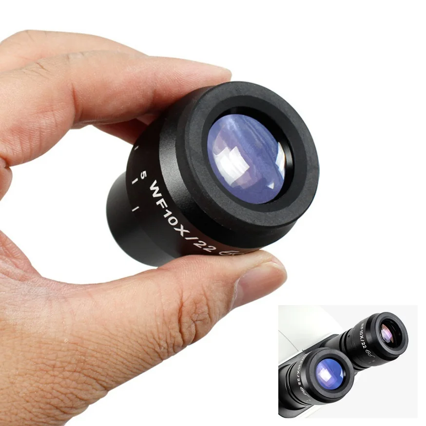 10X 22mm Binocular Stereo Microscope Eyepiece Wide Field Cocular Adjustable Visibility Eye Glass Ocular Lens Full Coated for Lab
10X 22mm Binocular Stereo Microscope Eyepiece Wide Field Cocular Adjustable Visibility Eye Glass Ocular Lens Full Coated for Lab