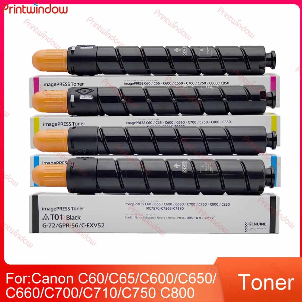 4X/SET CMYK Original T01 Toner Suitable for Canon C60 C65 C600 C650 C660 C700 C710 C750 C800 C810 C850 C910
4X/SET CMYK Original T01 Toner Suitable for Canon C60 C65 C600 C650 C660 C700 C710 C750 C800 C810 C850 C910