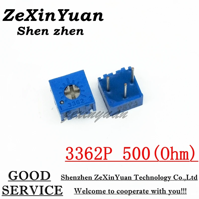 20PCS/LOT 3362P-1-501LF 3362P 501 500ohm Trimpot Trimmer Potentiometer Variable resistor new
20PCS/LOT 3362P-1-501LF 3362P 501 500ohm Trimpot Trimmer Potentiometer Variable resistor new