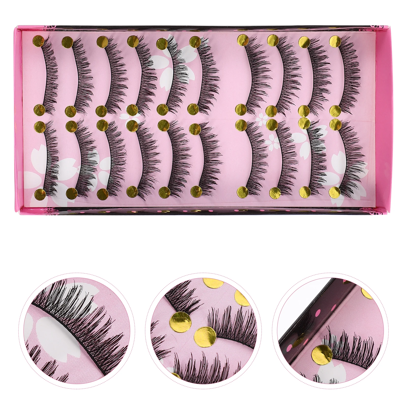 10 Pairs Fake Eyelashes Natural Dense Long Black Artificial Fiber False Lashes For Daily Makeup Parties Beauty Cosmetics
10 Pairs Fake Eyelashes Natural Dense Long Black Artificial Fiber False Lashes For Daily Makeup Parties Beauty Cosmetics
