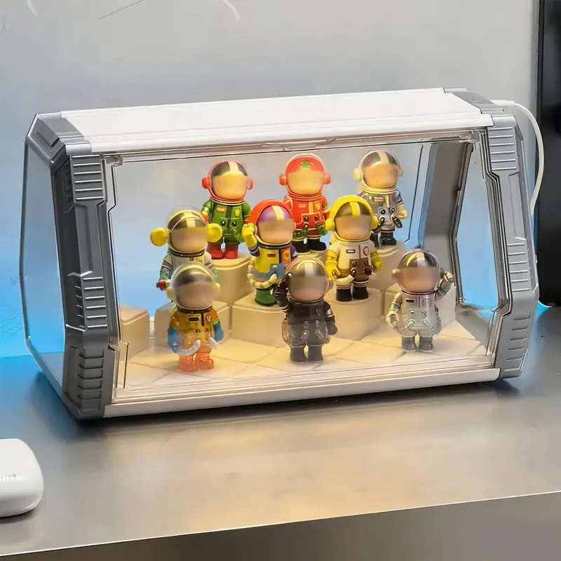 Transparent Figures Display Box Dust-Proof Anime Figures Display Case Magnetic Space Capsule Display Case with Light for Models
Transparent Figures Display Box Dust-Proof Anime Figures Display Case Magnetic Space Capsule Display Case with Light for Models