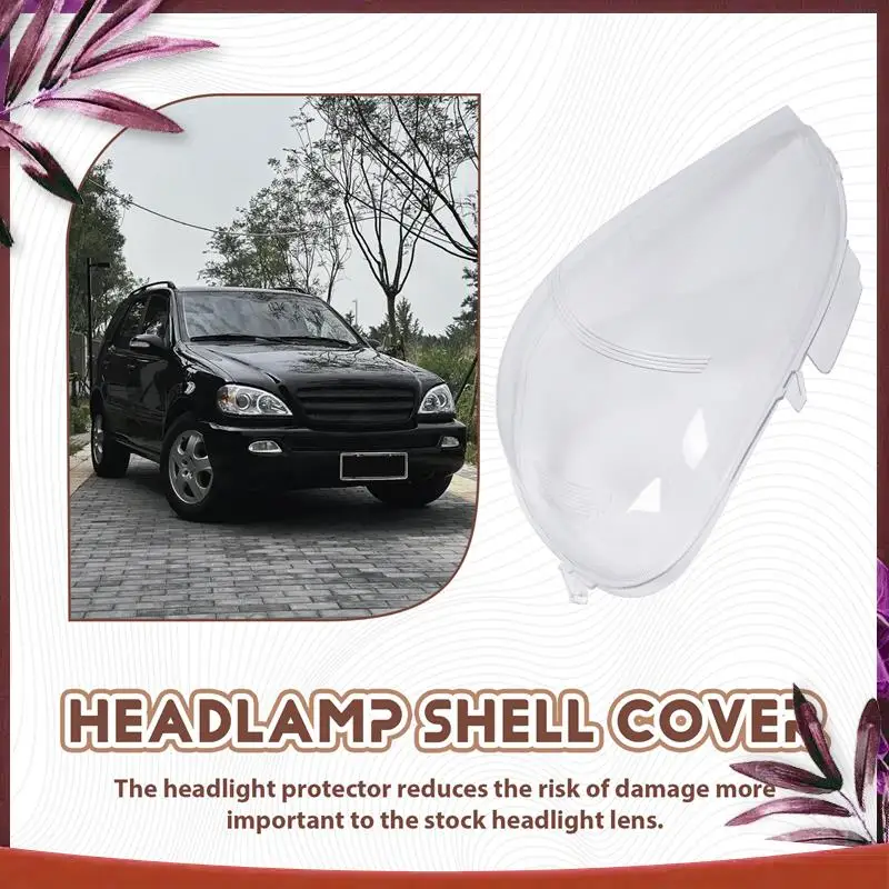 Прочный левый + правый для Mercedes-Benz ML-Class W163 1997-2005 ML320 ML350 Крышка объектива фары Крышка абажура лампы
Прочный левый + правый для Mercedes-Benz ML-Class W163 1997-2005 ML320 ML350 Крышка объектива фары Крышка абажура лампы