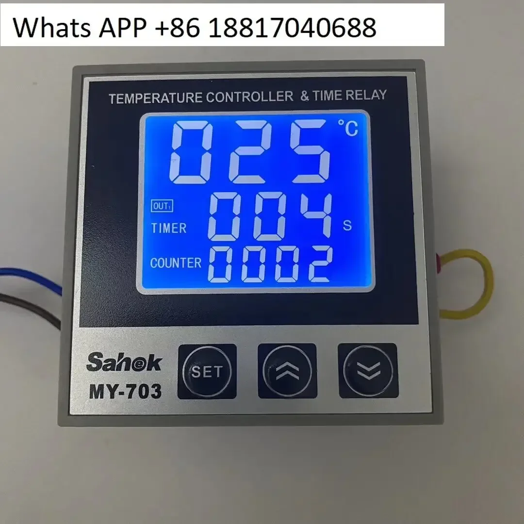 Sahok MY-703 LCD time temperature control counting three-in-one integrated controller YJ-72
Sahok MY-703 LCD time temperature control counting three-in-one integrated controller YJ-72