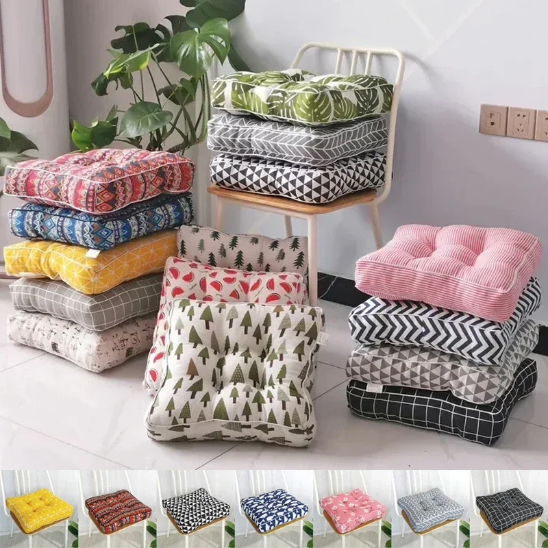 40/45/50cm Square ChairCushion Seat Cushion with Anti-skid Strap Indoor Sofa Cushion Pillow Cushion for Home Office Car
40/45/50cm Square ChairCushion Seat Cushion with Anti-skid Strap Indoor Sofa Cushion Pillow Cushion for Home Office Car