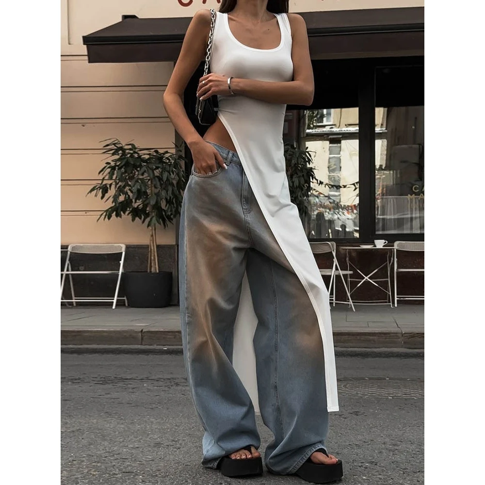 Fashionable Street Style Summer New Arrival Women's Dress Cross-Border Slim Fit Shoulder Strap Split Polyester Fabric Gown
Fashionable Street Style Summer New Arrival Women's Dress Cross-Border Slim Fit Shoulder Strap Split Polyester Fabric Gown