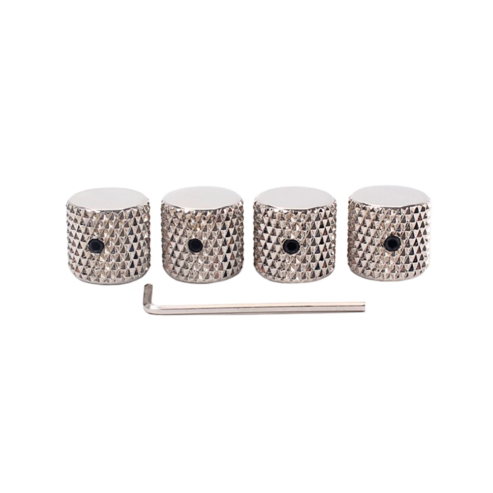 4 pcs Guitar Knob Durable Tone Control Aluminum Alloy Volume Kit Electric Bass Replacement Suitable For Guitar Bass Amp Musical
4 pcs Guitar Knob Durable Tone Control Aluminum Alloy Volume Kit Electric Bass Replacement Suitable For Guitar Bass Amp Musical
