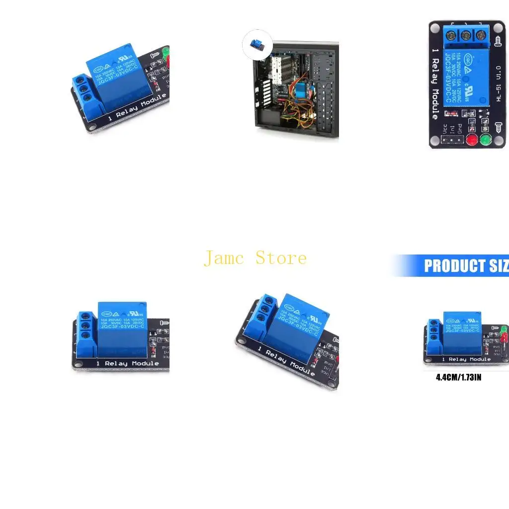 LX0B 3V 3.3V Voltages Relays Module Small Size 10A Load Capacity Blue Terminal For Development Boards
LX0B 3V 3.3V Voltages Relays Module Small Size 10A Load Capacity Blue Terminal For Development Boards