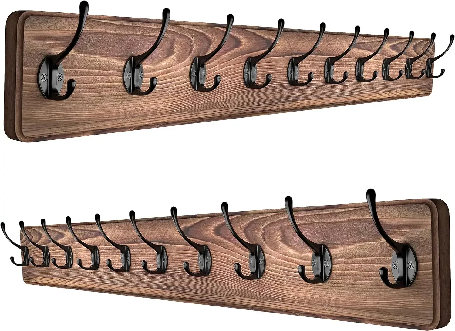Coat Rack Wall Mount Clothes,Hat,Bag Hanger Holder Heavy Duty Rustic Pine Brown Wood Rack Bathroom Entryway
Coat Rack Wall Mount Clothes,Hat,Bag Hanger Holder Heavy Duty Rustic Pine Brown Wood Rack Bathroom Entryway