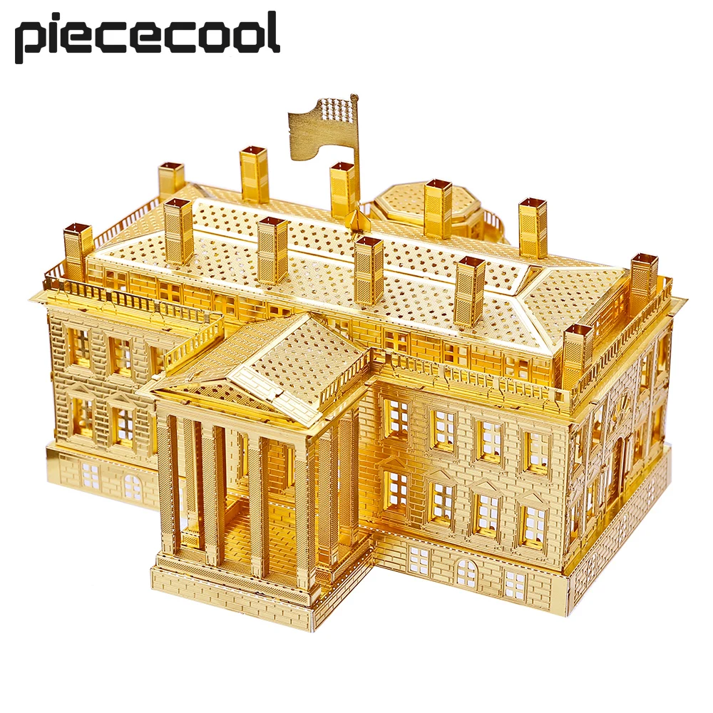 Металлический 3D-пазл Piececool, модель Белого дома для подростков, лучший подарок для взрослых
Металлический 3D-пазл Piececool, модель Белого дома для подростков, лучший подарок для взрослых