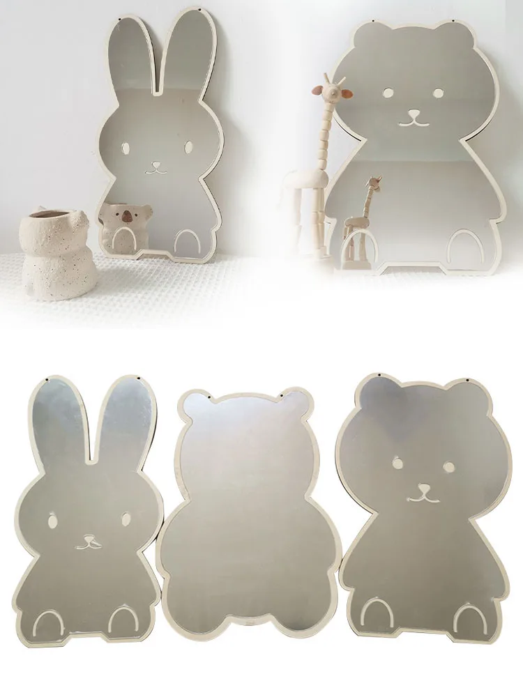 Creative Decorative Mirror Household Dress Easy to Install Cute Lovely Rabbit Bear Shape Mirror for Dress
Creative Decorative Mirror Household Dress Easy to Install Cute Lovely Rabbit Bear Shape Mirror for Dress