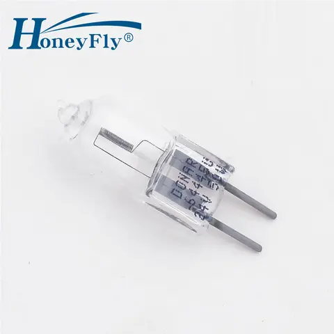 HoneyFly Chemistry Analyzer Halogen Bulb GY6.35 24V 50W X-ray Machine Vertical Filament Halogen Lamp Bulb Quartz Same As 64445U