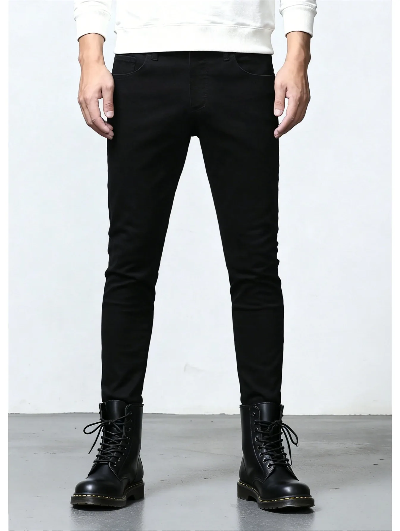 1 шт. приталенные джинсы для мужчин, удобные эластичные джинсовые брюки, стильная круглая повседневная одежда на весь год
1 шт. приталенные джинсы для мужчин, удобные эластичные джинсовые брюки, стильная круглая повседневная одежда на весь год