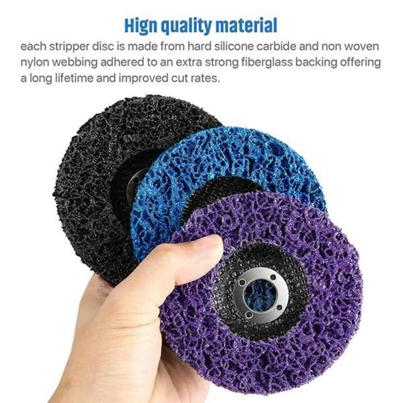 6Pcs Angle Grinder Coral Disc 125 mm Abrasive Wheel Poly Strip Disc Wheel Paint Rust Removal Clean for Angle Grinder Removal
6Pcs Angle Grinder Coral Disc 125 mm Abrasive Wheel Poly Strip Disc Wheel Paint Rust Removal Clean for Angle Grinder Removal