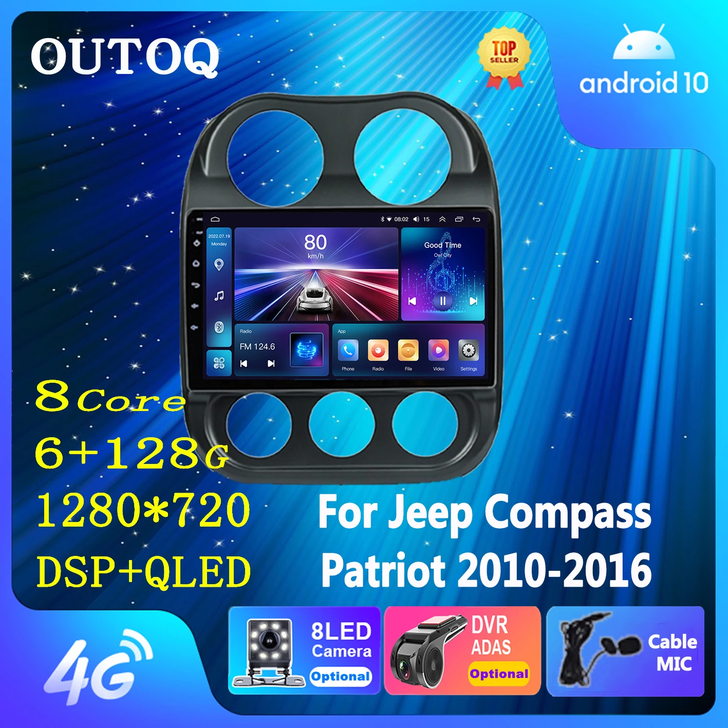 Android Auto Car Radio Carplay for JEEP Compass Patriot 2010-2016 Stereo 2 Din Multimedia Player GPS Navigation DSP Stereo
Android Auto Car Radio Carplay for JEEP Compass Patriot 2010-2016 Stereo 2 Din Multimedia Player GPS Navigation DSP Stereo