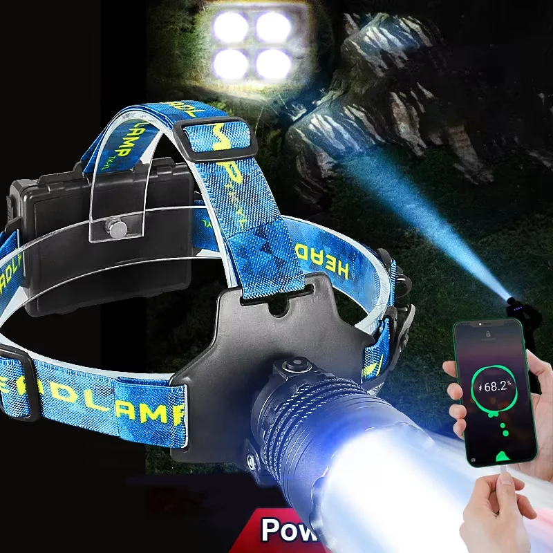 Super LED Powerful Headlamp Head Flashlight 18650 Rechargeable Head Lantern Long Range 1500M Fishing Head Lamp Light Headlight
Super LED Powerful Headlamp Head Flashlight 18650 Rechargeable Head Lantern Long Range 1500M Fishing Head Lamp Light Headlight