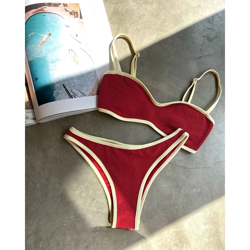 Micro Bikinis Push Up Women Swimsuits 2025 Sexy Swimwear Brazilian Bikini Set Pink Biquini Patchwork Swimsuit Bandeau Beachwear
Micro Bikinis Push Up Women Swimsuits 2025 Sexy Swimwear Brazilian Bikini Set Pink Biquini Patchwork Swimsuit Bandeau Beachwear