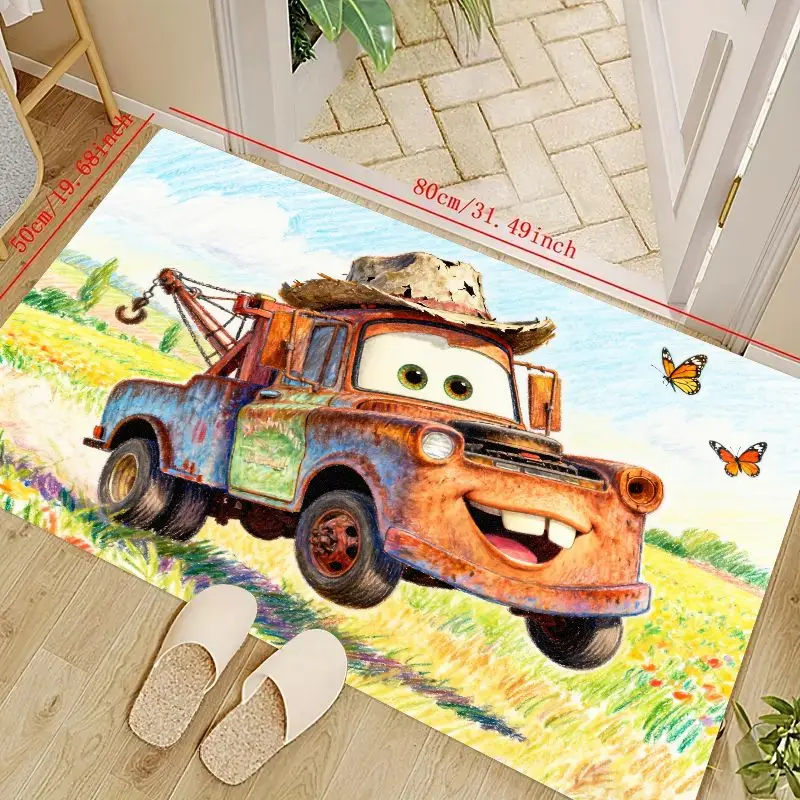 1 шт. Disney Pixar Cars Mater Tow Truck Коврик с персонажем мультфильма, яркий нескользящий напольный коврик с рисунком вручную для детской игровой комнаты
1 шт. Disney Pixar Cars Mater Tow Truck Коврик с персонажем мультфильма, яркий нескользящий напольный коврик с рисунком вручную для детской игровой комнаты